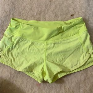 Neon girls running shorts sz 10